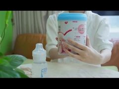 플라스틱 유아 포뮬러 플립 톱 뚜?? 색상 및 로고 사용자 정의