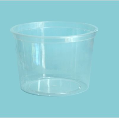 주문 주입형 뚜?? 식품 등급 PP 500ml 아이스크림 버킷 플라스틱 요거트 용기 온라인 제조