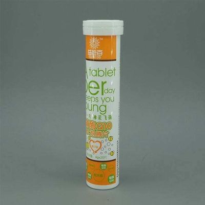 Plastic Empty Medicine Capsule Vitamin Tube Packaging Tablet with Cover USA Free Sample