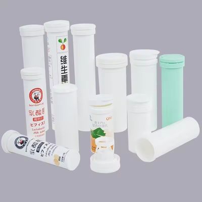 Customized Logo Matte Surface Effervescent Tablet Tube Bottle for Biodegradable Packaging