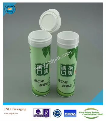 2023 Medical Cylinder PP Empty Plastic Soluble Effervescent Tube with Child Proof Cap