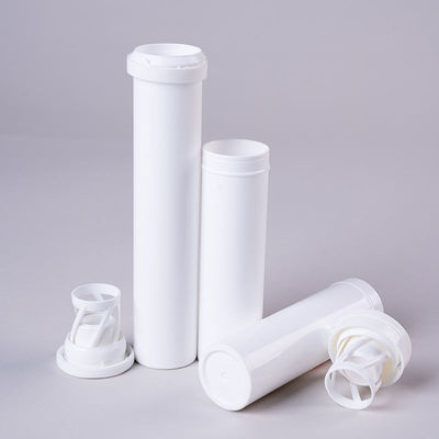 Portable PP Collar Effervescent Tubes for White Long Vitamin C Tablets and More in Bulk