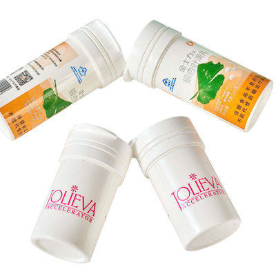 Multivitamin Effervescent Tablet Tube with Flip Bottle and 6 Colors MAX Print Color