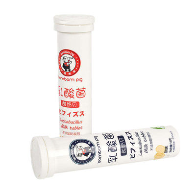 Dry Offset Printing PP Plastic Pill Capsule Vitamin Effervescent Tablet Tube Bottles