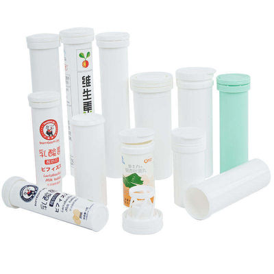 Dry Offset Printing PP Plastic Pill Capsule Vitamin Effervescent Tablet Tube Bottles