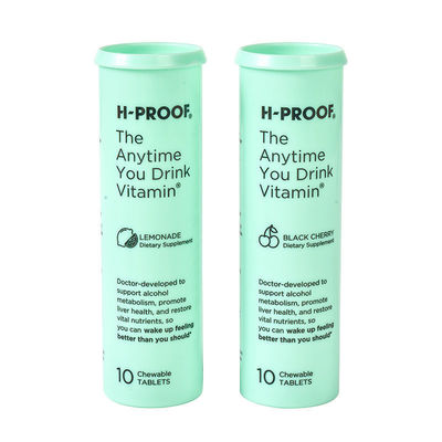 Empty Food Grade PP 29mm OD and 99mm Height Tube for Tablet Packaging with desiccant