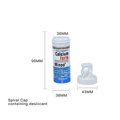 Moisture-proof Lids Versatile Effervescent Tablet Packaging For Vitamins Medications Electrolytes Packaging