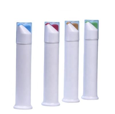 사용자 지정 로고 100ml 110ml PP 공기 없는 펌프 튜브 병 치약 플라스틱 병