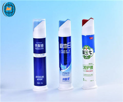 100 110ml Personal Care Airless Toothpaste Pump Tube Bottle for Toothpaste Packaging