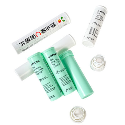 PP 플라스틱 과자 대나무 튜브 보충제 50ml 90ml 144ml 맞춤형 포장 튜브