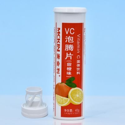 99mm 비타민 E 분출형 태블릿 튜브 플라스틱 용기 병