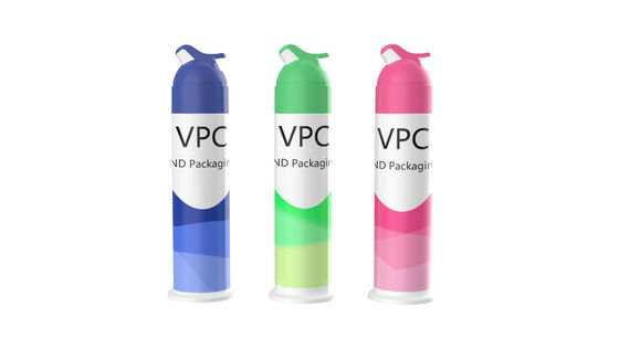 Easy to use Eco-friendly PP Materials Airless Pump Toothpaste Logo Color Customized 100ml
